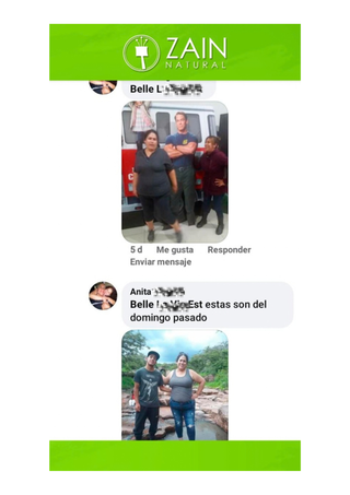 Captura original del testimonio de Anita M.
