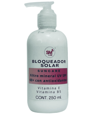 BLOQUEADOR SOLAR SUNCARE FILTRO MINERAL UV SPF 60+ CON ANTIOXIDANTE